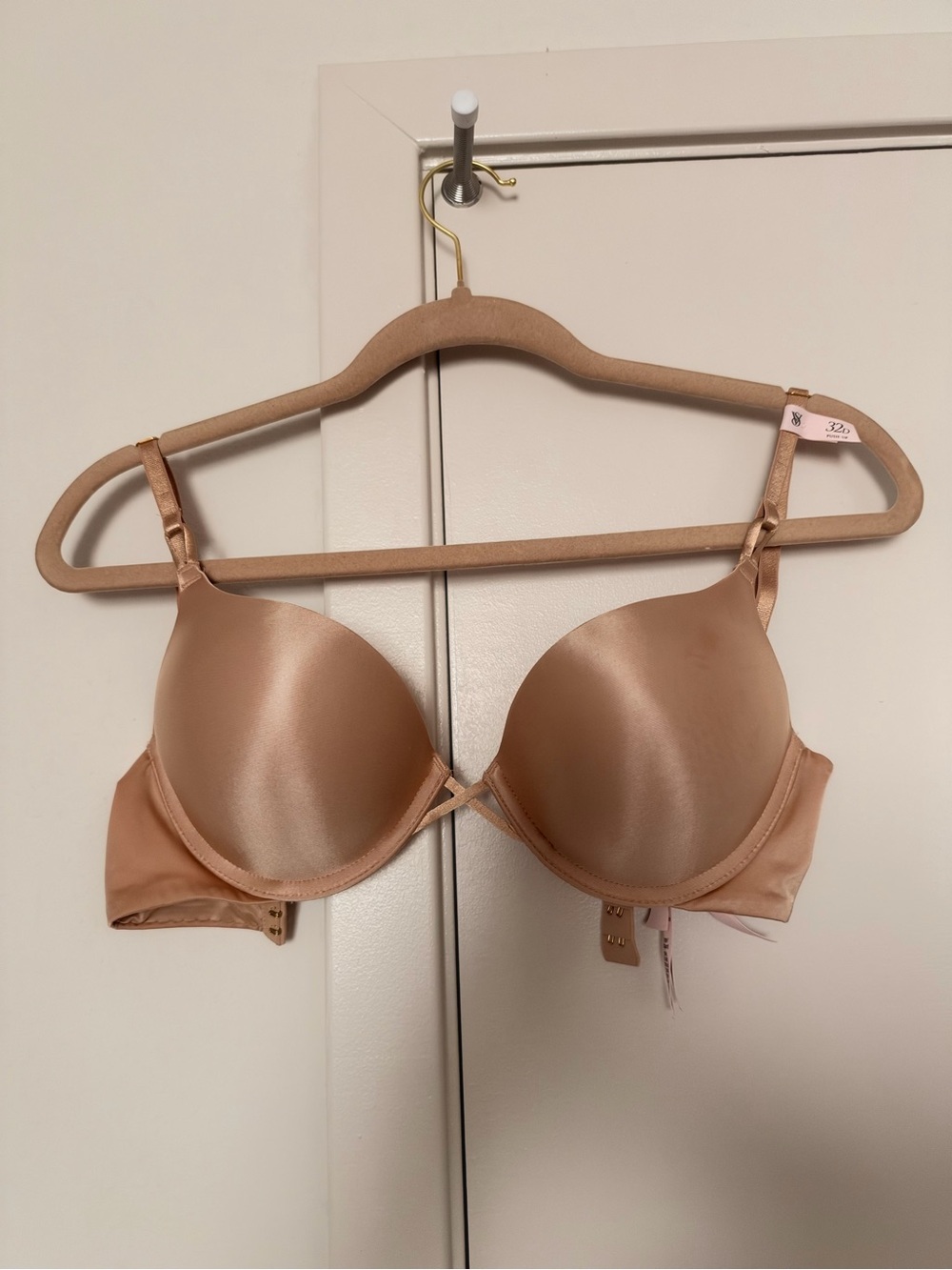 Victoria's Secret Bombshell Add-2-Cups Push-Up Bra 32D Praline NWT